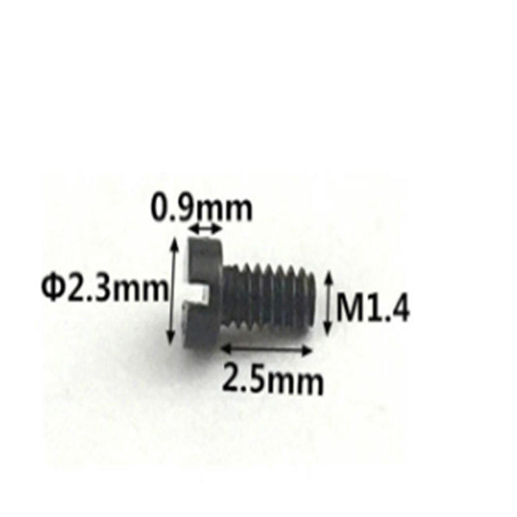 M1.4 titanium mini klein formaat micro 1,5 mm schroef voor bril