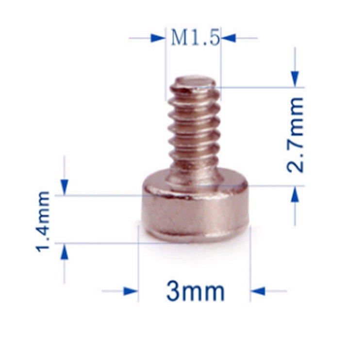 M1.6 roestvrijstalen kleine mini-torx-elektronicaschroef voor horloge