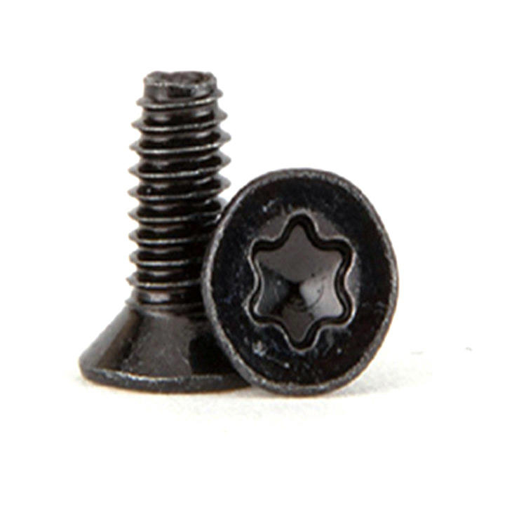Zwarte DIN7991 verzonken kop Torx micro kleine schroef