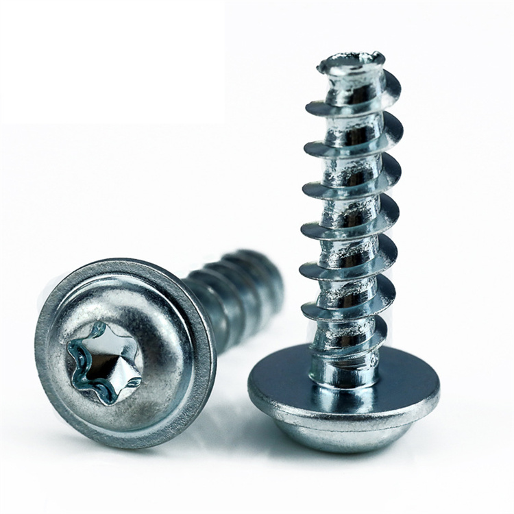 M5 panringkop torx draadvormende schroef met plat uiteinde