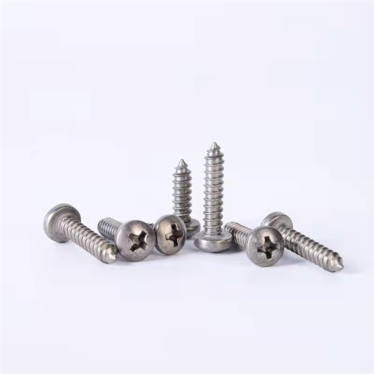 DIN7981 kruisverzonken punt-tappende titanium panhead schroef