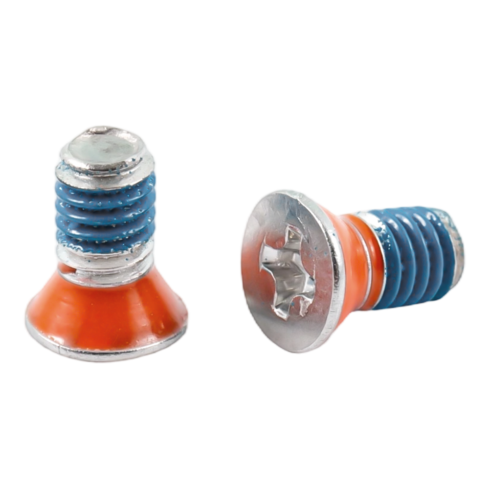 Op maat gemaakte kleine roestvrijstalen schroeven met verzonken kop en nylon patch