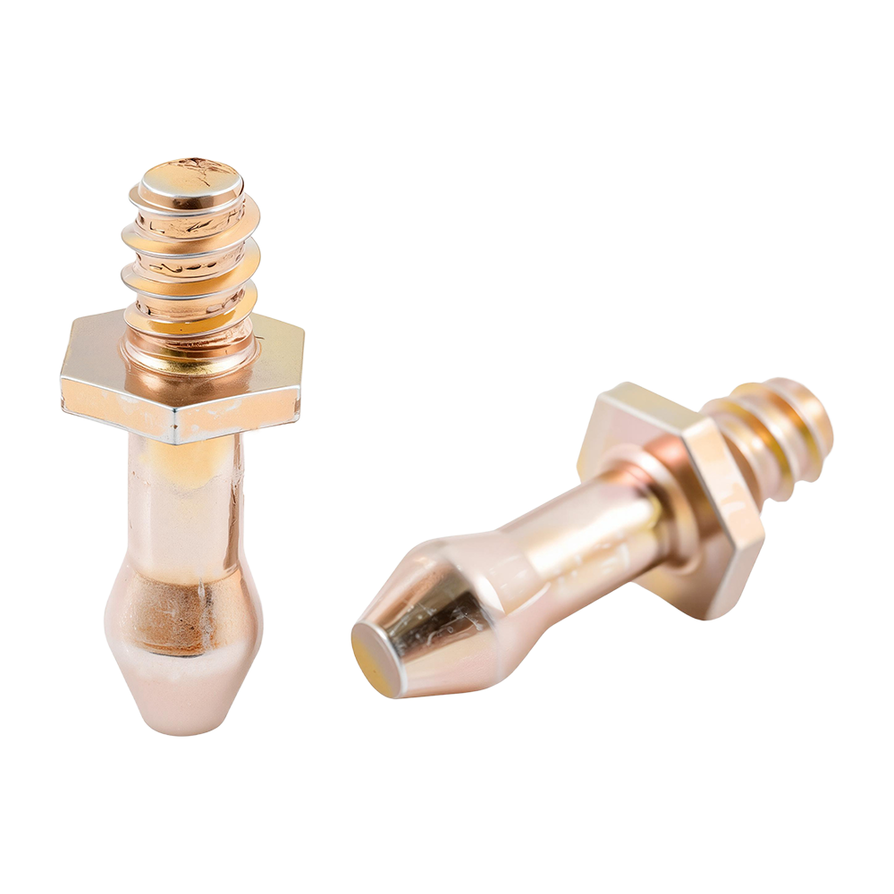 Aangepaste speciale kop roségoudkleurige machineschroefdraadschroeven
