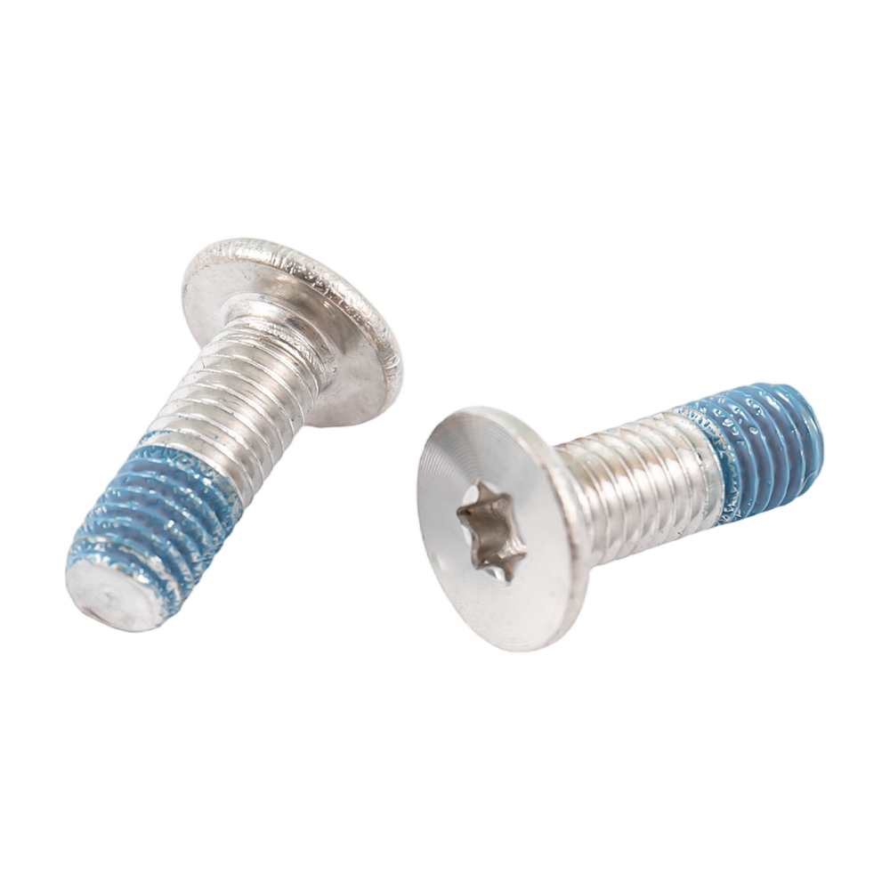 Op maat gemaakte roestvrijstalen platte kop nylon patchschroeven met CD-patroon Op maat gemaakte roestvrijstalen platte kop nylon patchschroeven met CD-patroon