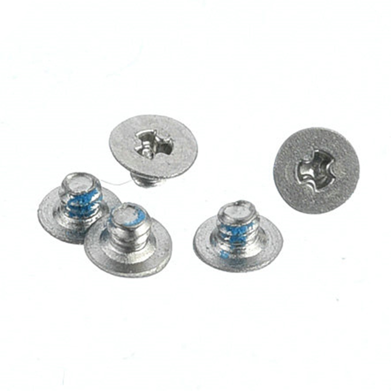 M0.8 roestvrijstalen Y-vormige schroef met platte kop en nylon patch M0.8 roestvrijstalen Y-vormige schroef met platte kop en nylon patch