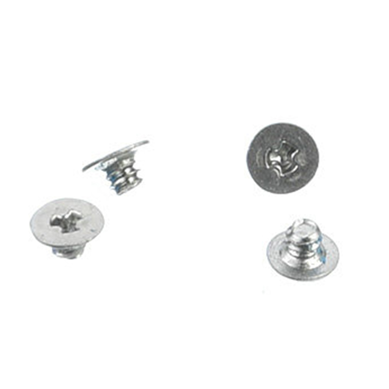 M0.8 roestvrijstalen Y-vormige schroef met platte kop en nylon patch