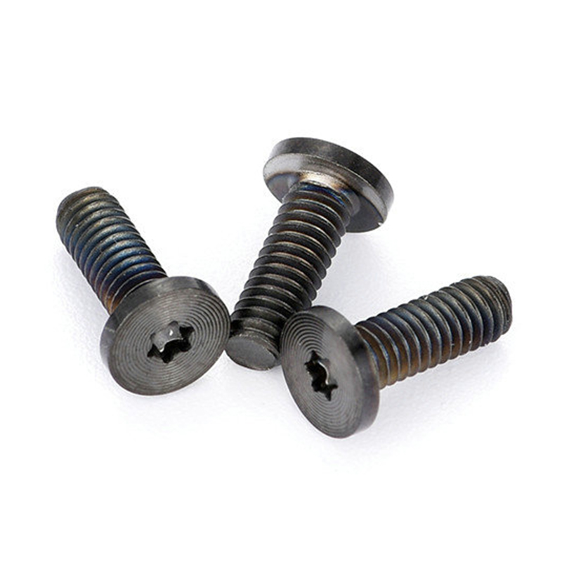 CD-patroon torx zwarte PVD-schroeven met platte kop
