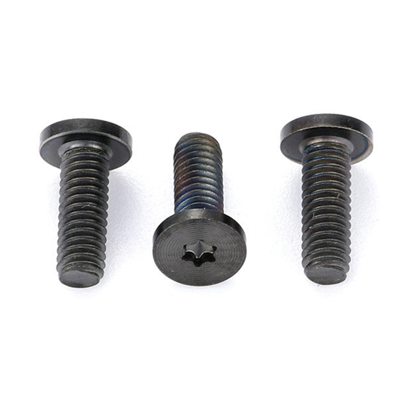 CD-patroon torx zwarte PVD-schroeven met platte kop CD-patroon torx zwarte PVD-schroeven met platte kop