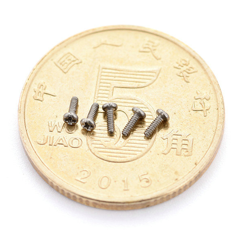 Halfronde kop kruis roestvrijstalen kleine microschroeven Halfronde kop kruis roestvrijstalen kleine microschroeven