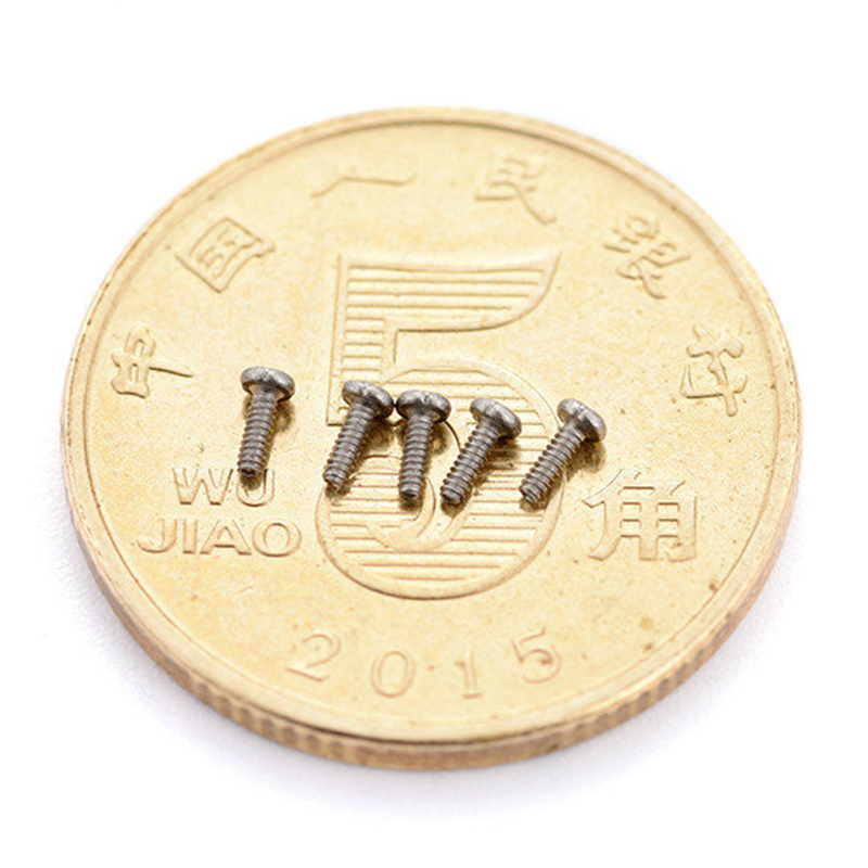 Halfronde kop kruis roestvrijstalen kleine microschroeven Halfronde kop kruis roestvrijstalen kleine microschroeven
