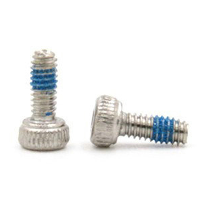M3X8mm inbusbout met kopkop en nylon patch M3X8mm inbusbout met kopkop en nylon patch