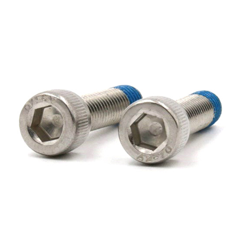 Roestvrijstalen 18-8 zeskantige inbusbout met nylon patch Roestvrijstalen 18-8 zeskantige inbusbout met nylon patch