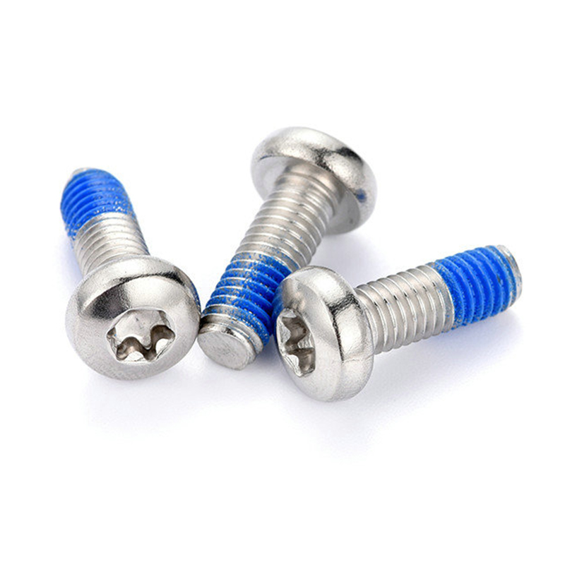M3 Torx-machineschroef met ronde kop en nylon patch M3 Torx-machineschroef met ronde kop en nylon patch