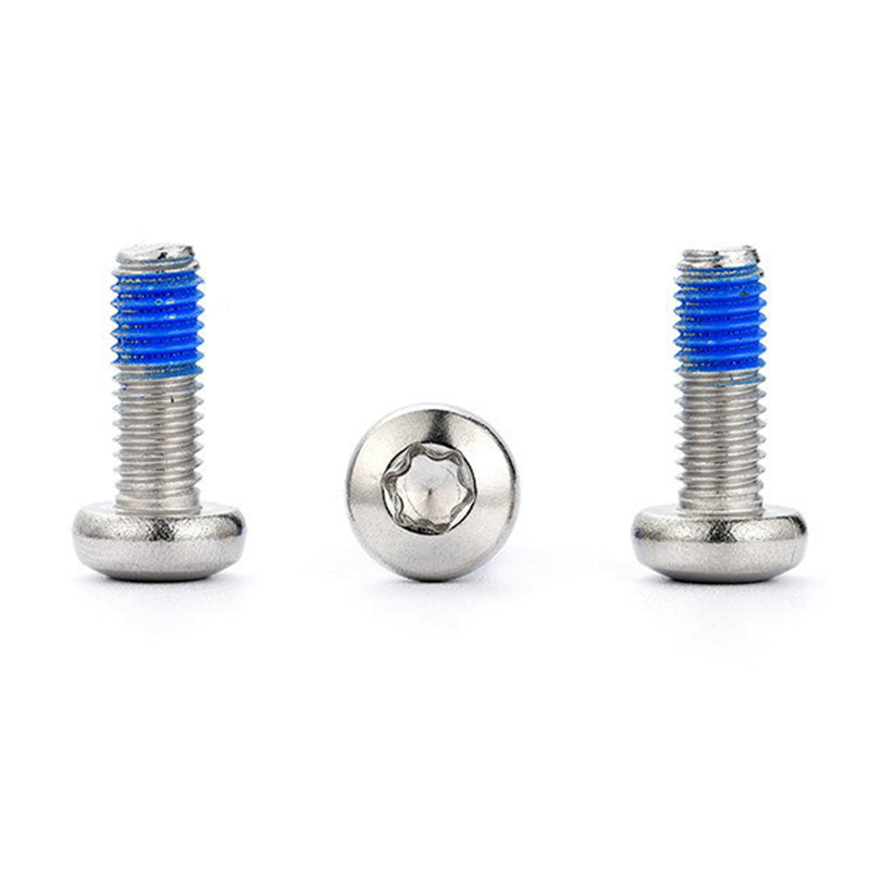 M3 Torx-machineschroef met ronde kop en nylon patch M3 Torx-machineschroef met ronde kop en nylon patch